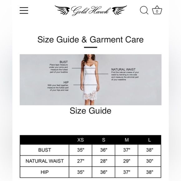 Gold Hawk Orchid Silk Lace Camisole Large - Picture 6 of 6